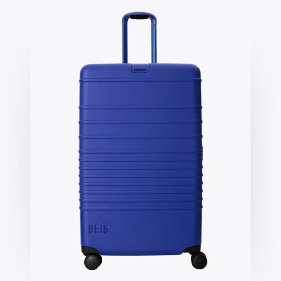 BEIS The Large Check-In Roller Luggage in Cobalt Blue "Sold out online" - Picture 1 of 16